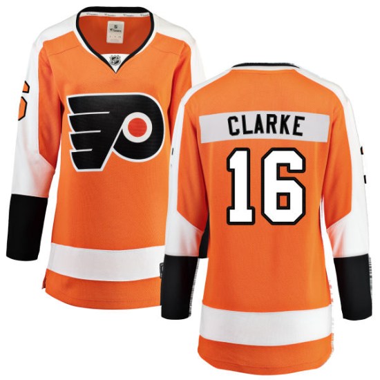 Bobby Clarke Philadelphia Flyers Women's Breakaway Home Fanatics Branded Jersey - Orange