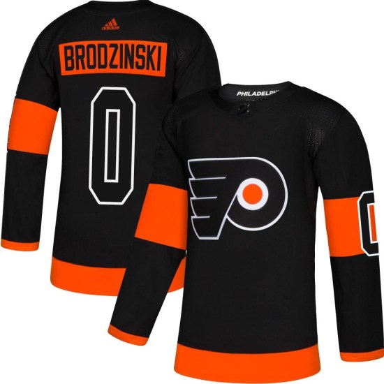 Bryce Brodzinski Philadelphia Flyers Youth Authentic Alternate Adidas Jersey - Black