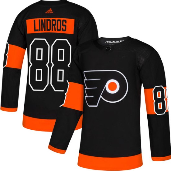 Eric Lindros Philadelphia Flyers Youth Authentic Alternate Adidas Jersey - Black