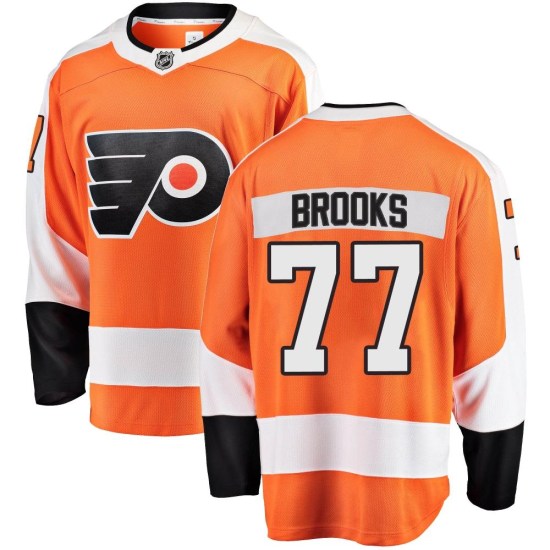 Adam Brooks Philadelphia Flyers Breakaway Home Fanatics Branded Jersey - Orange