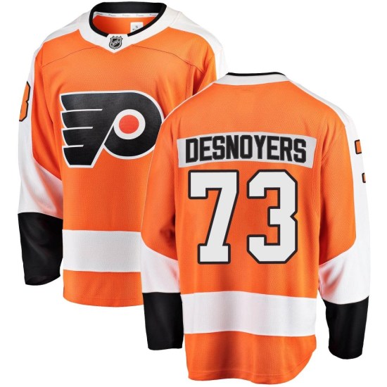 Elliot Desnoyers Philadelphia Flyers Breakaway Home Fanatics Branded Jersey - Orange