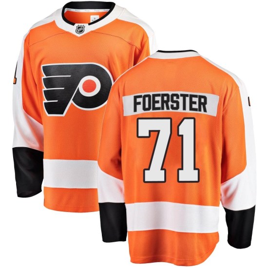 Tyson Foerster Philadelphia Flyers Breakaway Home Fanatics Branded Jersey - Orange