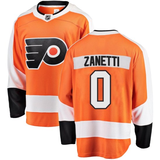 Brian Zanetti Philadelphia Flyers Breakaway Home Fanatics Branded Jersey - Orange