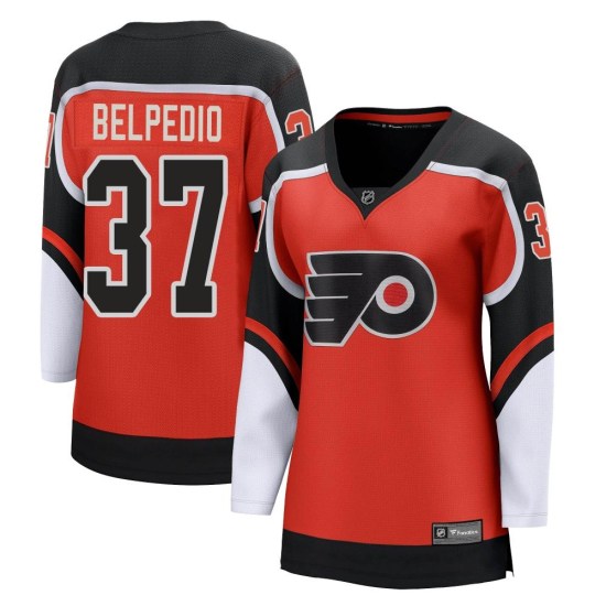 Louie Belpedio Philadelphia Flyers Women's Breakaway 2020/21 Special Edition Fanatics Branded Jersey - Orange
