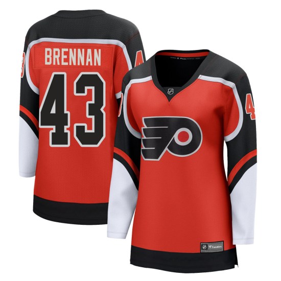 T.J. Brennan Philadelphia Flyers Women's Breakaway 2020/21 Special Edition Fanatics Branded Jersey - Orange