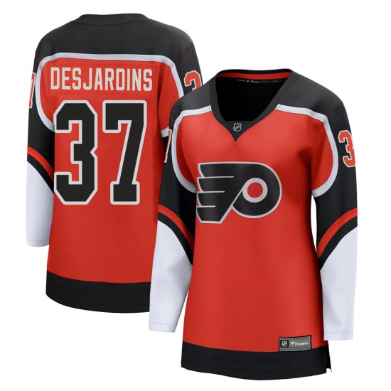 Eric Desjardins Philadelphia Flyers Women's Breakaway 2020/21 Special Edition Fanatics Branded Jersey - Orange