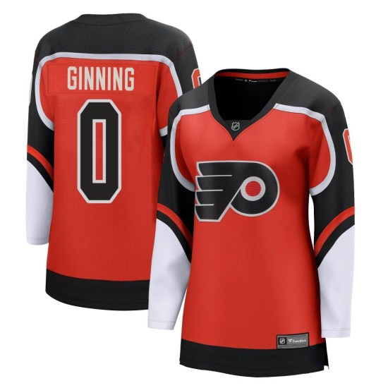Adam Ginning Philadelphia Flyers Women's Breakaway 2020/21 Special Edition Fanatics Branded Jersey - Orange