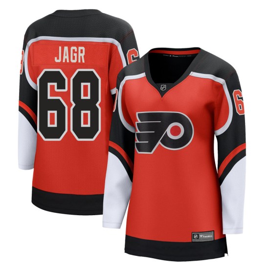 Jaromir Jagr Philadelphia Flyers Women's Breakaway 2020/21 Special Edition Fanatics Branded Jersey - Orange