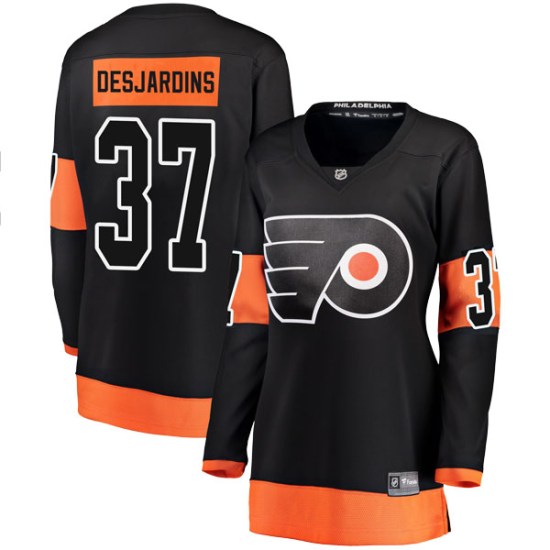 Eric Desjardins Philadelphia Flyers Women's Breakaway Alternate Fanatics Branded Jersey - Black