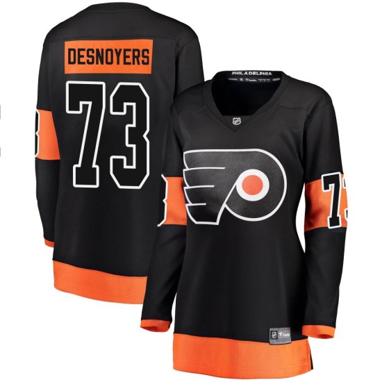 Elliot Desnoyers Philadelphia Flyers Women's Breakaway Alternate Fanatics Branded Jersey - Black