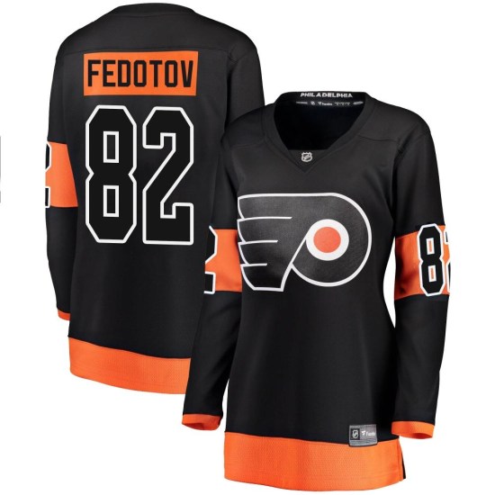 Ivan Fedotov Philadelphia Flyers Women's Breakaway Alternate Fanatics Branded Jersey - Black