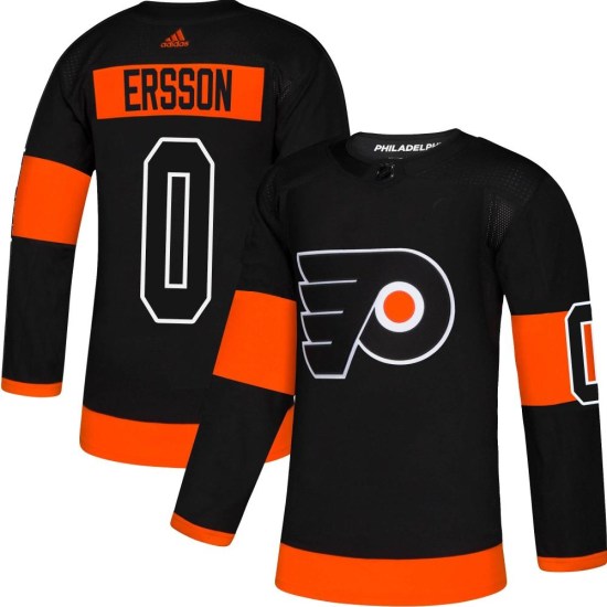 Samuel Ersson Philadelphia Flyers Authentic Alternate Adidas Jersey - Black