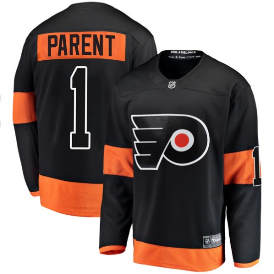 Bernie Parent Philadelphia Flyers Breakaway Alternate Fanatics Branded Jersey - Black