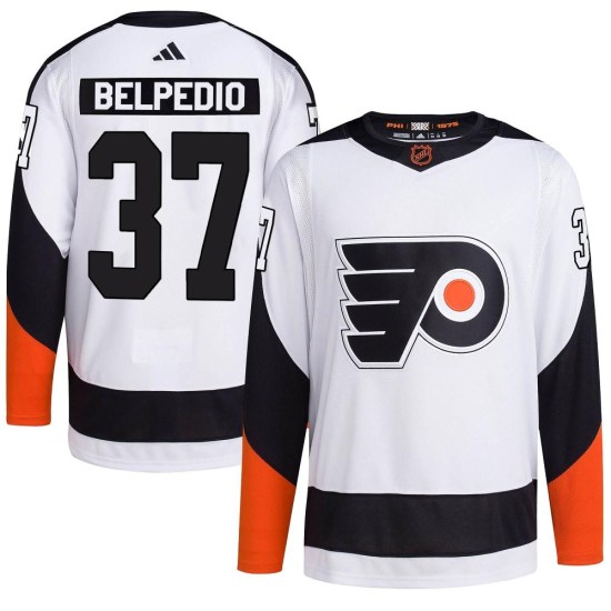 Louie Belpedio Philadelphia Flyers Authentic Reverse Retro 2.0 Adidas Jersey - White