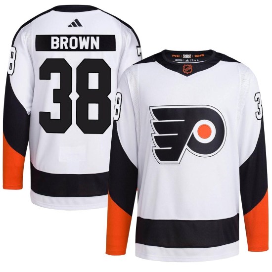 Matt Brown Philadelphia Flyers Authentic Reverse Retro 2.0 Adidas Jersey - White