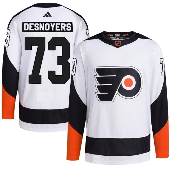 Elliot Desnoyers Philadelphia Flyers Authentic Reverse Retro 2.0 Adidas Jersey - White