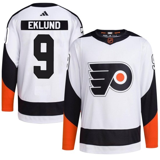 Pelle Eklund Philadelphia Flyers Authentic Reverse Retro 2.0 Adidas Jersey - White