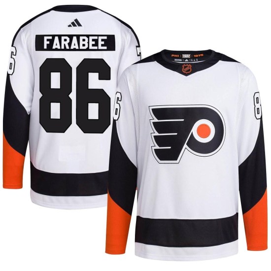 Joel Farabee Philadelphia Flyers Authentic Reverse Retro 2.0 Adidas Jersey - White