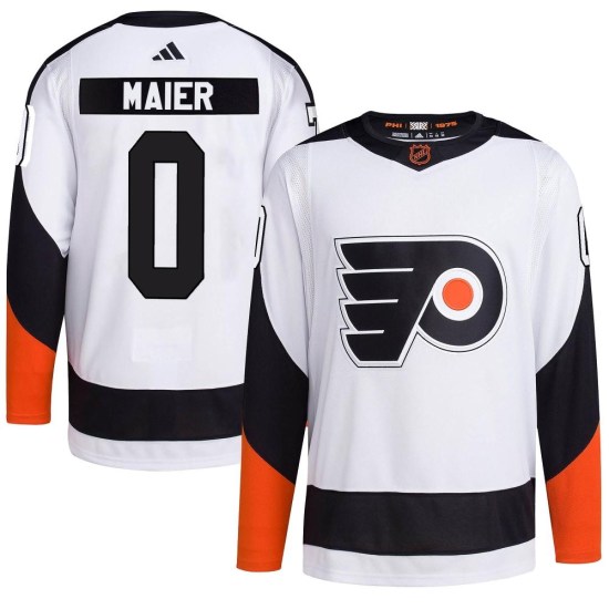 Nolan Maier Philadelphia Flyers Authentic Reverse Retro 2.0 Adidas Jersey - White