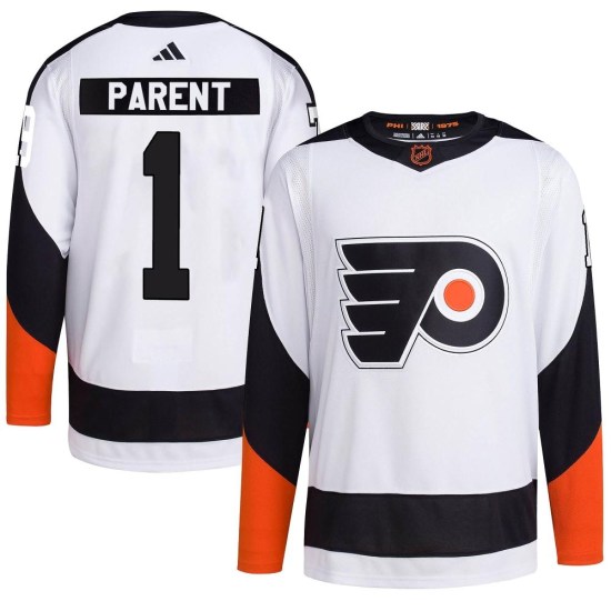 Bernie Parent Philadelphia Flyers Authentic Reverse Retro 2.0 Adidas Jersey - White