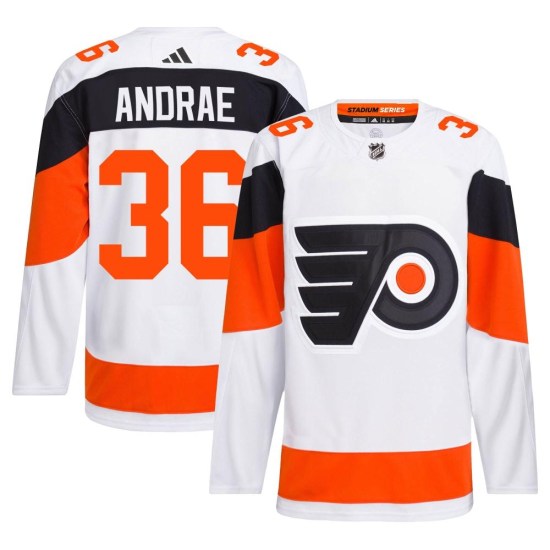 Emil Andrae Philadelphia Flyers Authentic 2024 Stadium Series Primegreen Adidas Jersey - White