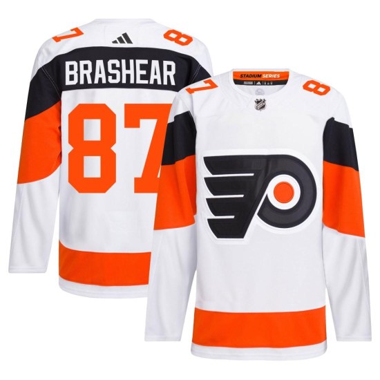 Donald Brashear Philadelphia Flyers Authentic 2024 Stadium Series Primegreen Adidas Jersey - White