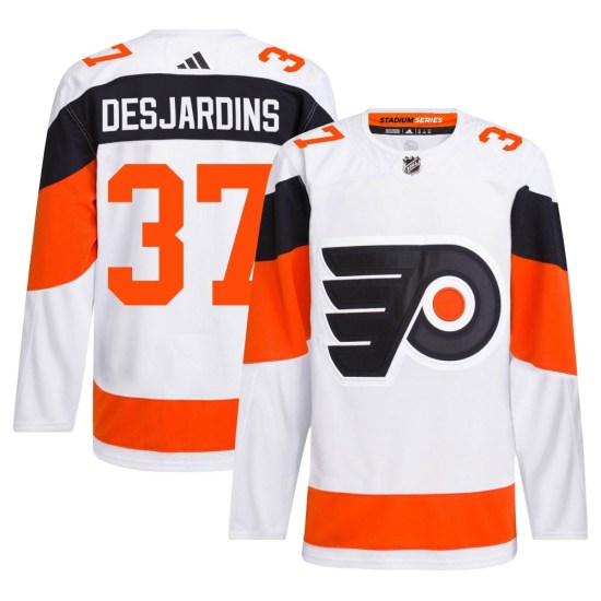 Eric Desjardins Philadelphia Flyers Authentic 2024 Stadium Series Primegreen Adidas Jersey - White