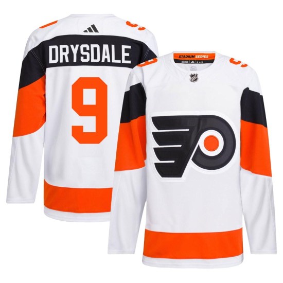 Jamie Drysdale Philadelphia Flyers Authentic 2024 Stadium Series Primegreen Adidas Jersey - White