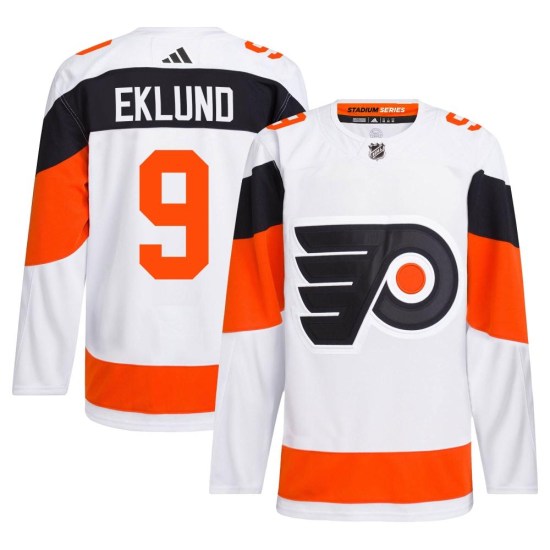 Pelle Eklund Philadelphia Flyers Authentic 2024 Stadium Series Primegreen Adidas Jersey - White