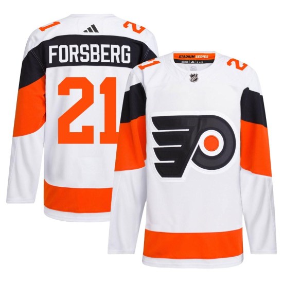 Peter Forsberg Philadelphia Flyers Authentic 2024 Stadium Series Primegreen Adidas Jersey - White