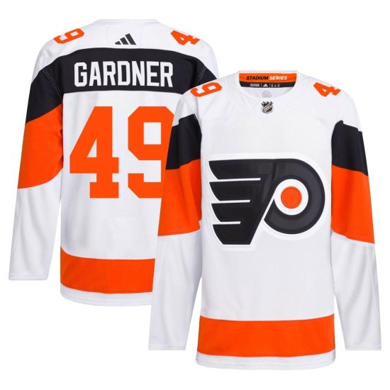 Rhett Gardner Philadelphia Flyers Authentic 2024 Stadium Series Primegreen Adidas Jersey - White