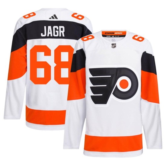 Jaromir Jagr Philadelphia Flyers Authentic 2024 Stadium Series Primegreen Adidas Jersey - White