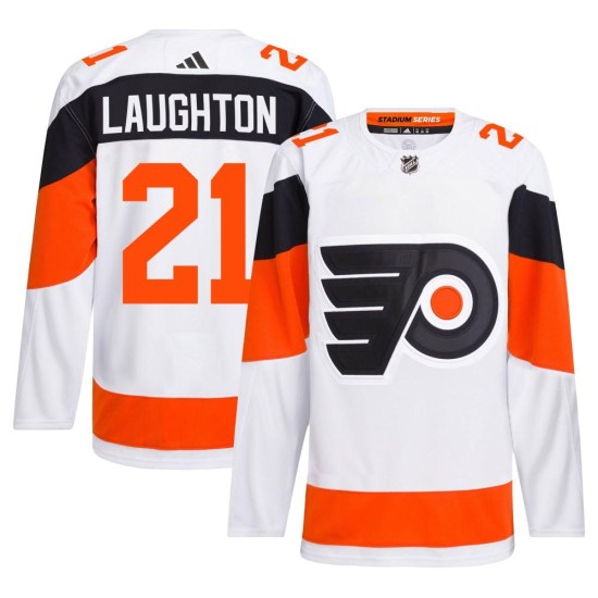 Scott Laughton Philadelphia Flyers Authentic 2024 Stadium Series Primegreen Adidas Jersey - White