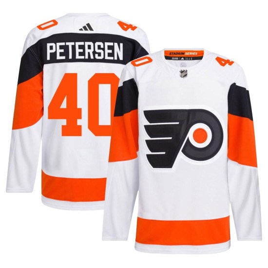 Cal Petersen Philadelphia Flyers Authentic 2024 Stadium Series Primegreen Adidas Jersey - White