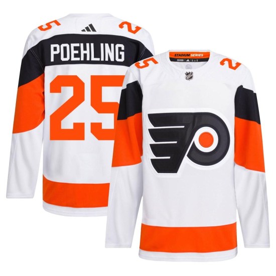 Ryan Poehling Philadelphia Flyers Authentic 2024 Stadium Series Primegreen Adidas Jersey - White