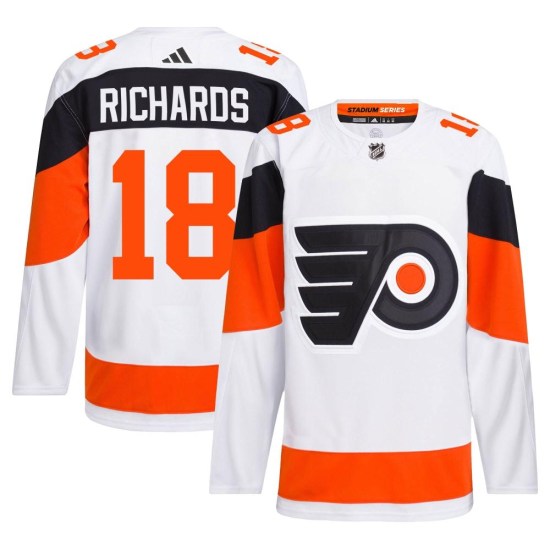 Mike Richards Philadelphia Flyers Authentic 2024 Stadium Series Primegreen Adidas Jersey - White