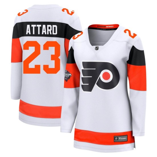 Ronnie Attard Philadelphia Flyers Women's Breakaway 2024 Stadium Series Fanatics Branded Jersey - White