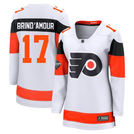 Rod Brind'amour Philadelphia Flyers Women's Breakaway Rod Brind'Amour 2024 Stadium Series Fanatics Branded Jersey - White