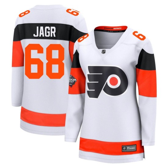 Jaromir Jagr Philadelphia Flyers Women's Breakaway 2024 Stadium Series Fanatics Branded Jersey - White