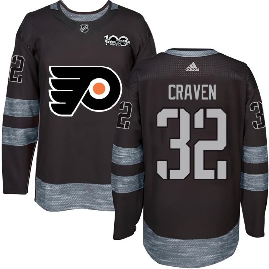 Murray Craven Philadelphia Flyers Youth Authentic 1917-2017 100th Anniversary Jersey - Black