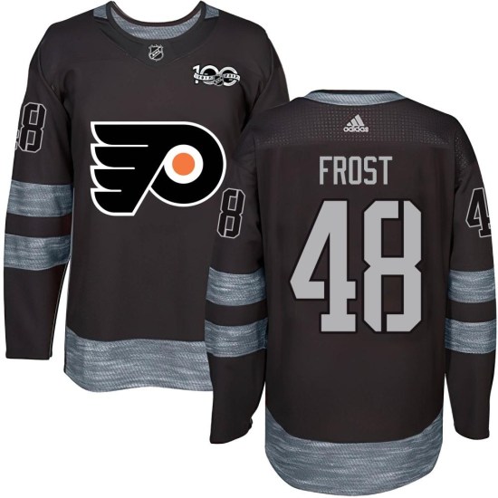 Morgan Frost Philadelphia Flyers Youth Authentic 1917-2017 100th Anniversary Jersey - Black