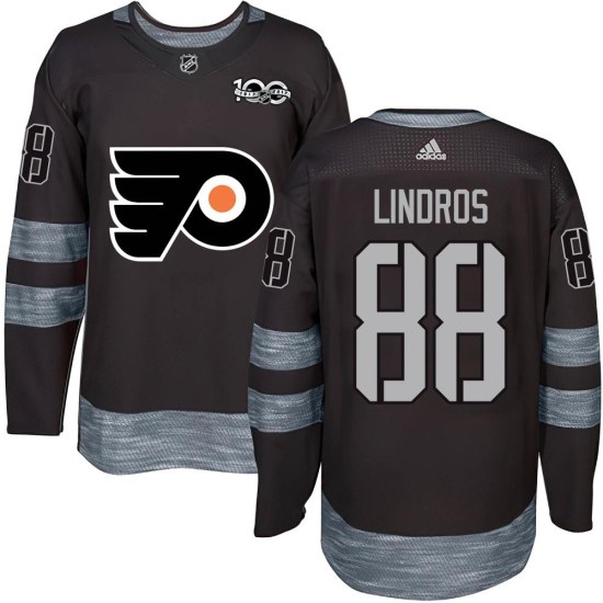 Eric Lindros Philadelphia Flyers Youth Authentic 1917-2017 100th Anniversary Jersey - Black