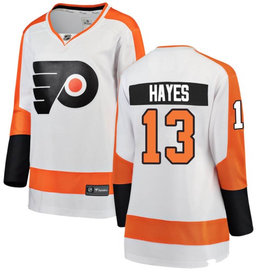 Kevin Hayes Philadelphia Flyers Women's Breakaway Away Fanatics Branded Jersey - White