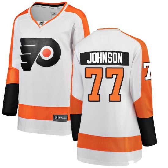 Erik Johnson Philadelphia Flyers Women's Breakaway Away Fanatics Branded Jersey - White