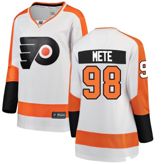 Victor Mete Philadelphia Flyers Women's Breakaway Away Fanatics Branded Jersey - White
