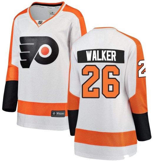 Sean Walker Philadelphia Flyers Women's Breakaway Away Fanatics Branded Jersey - White