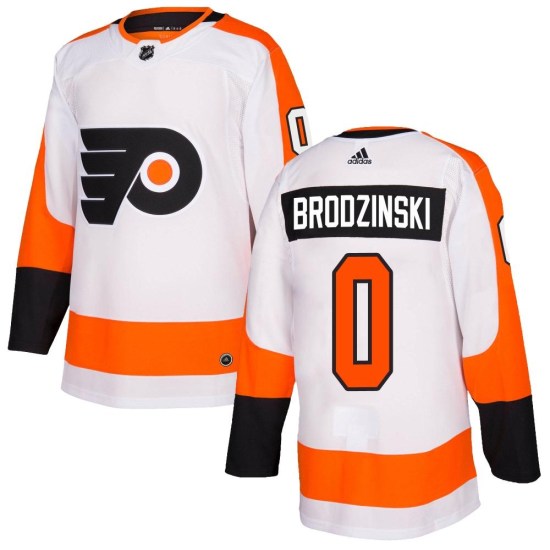 Bryce Brodzinski Philadelphia Flyers Authentic Adidas Jersey - White