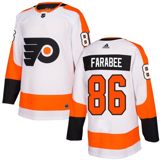 Joel Farabee Philadelphia Flyers Authentic Adidas Jersey - White