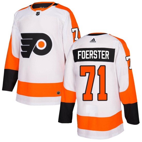 Tyson Foerster Philadelphia Flyers Authentic Adidas Jersey - White