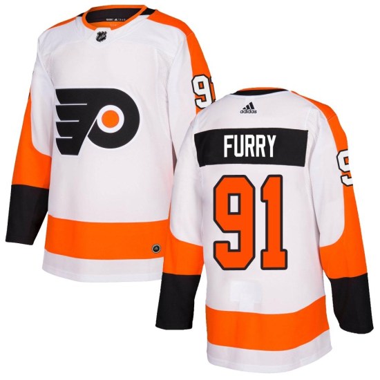 Brendan Furry Philadelphia Flyers Authentic Adidas Jersey - White